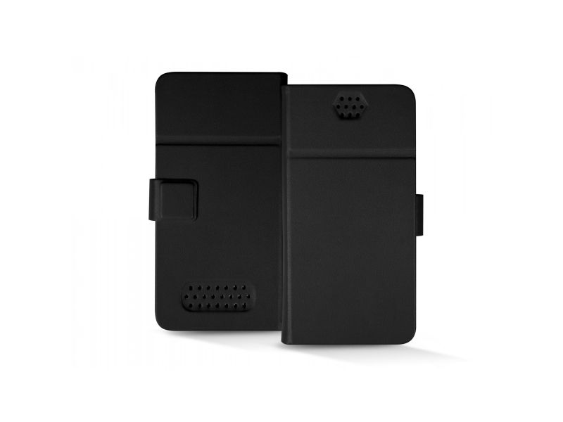 SBS universelt slankt book cover til mobil op til 5,5" - Sort