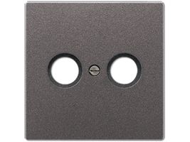 Jung Al 2990 Tv An, Anthrazit, Aluminium, Tv + Radio