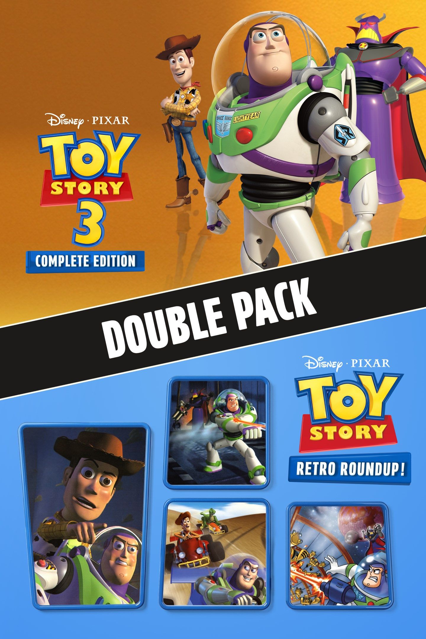 Atari Toy Story: Retro Roundup & Toy Story 3 Complete Edition Double Pack, PlayStation 4, PlayStation 4, RP (Rating Pending), Fysiske medier