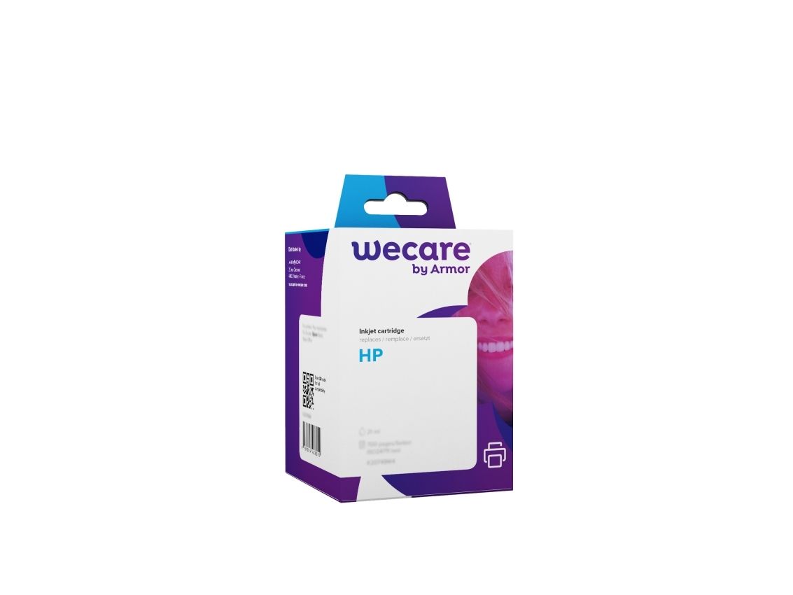 Blækpatron, Wecare Hp 301Xl, Inkjet, 480 Sider, Cyan/Magenta/Gul