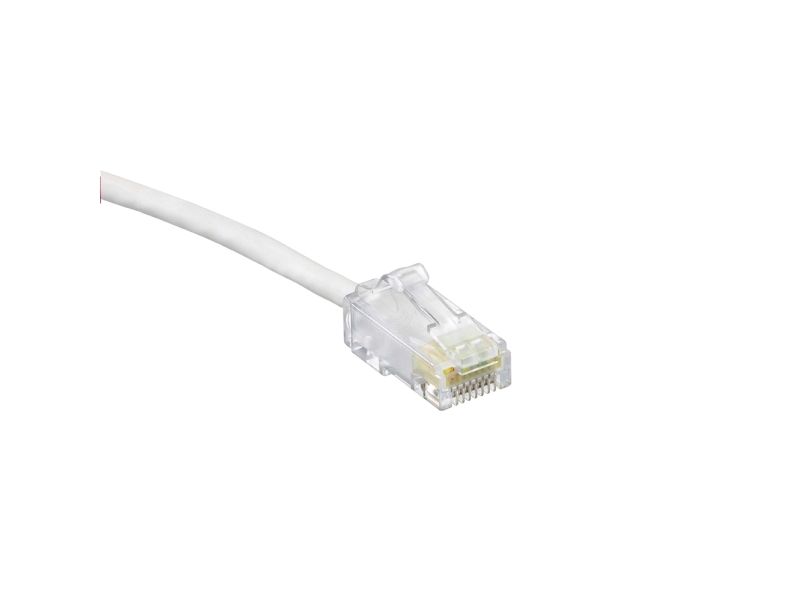 Leviton 6H460-20W, 6,1 m, Cat6, U/UTP (UTP), RJ-45, RJ-45, Hvid