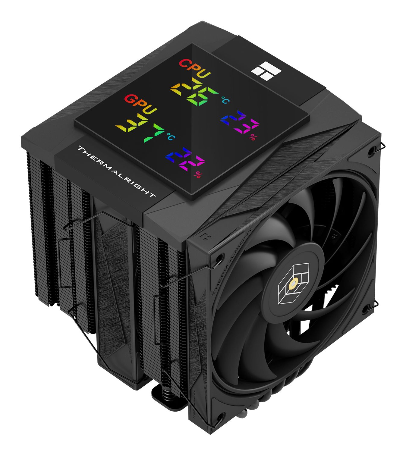 Thermalright Royal Pretor Royal Knight 120 Digital, Luftkühlung, 13 Cm, 2150 Rpm, Schwarz
