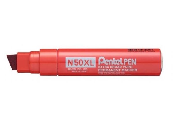 Pentel Pen N50xl Permanentmarker Rot, Red