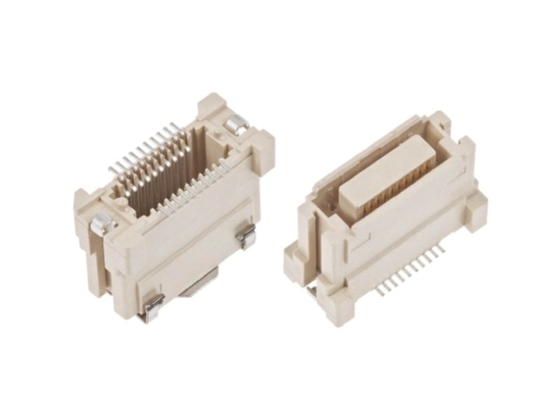 Molex Slimstack Series Straight Surface Mount Pcb Socket, 40-Contact, 2-Row, 0.635Mm Pitch, Solder Termination