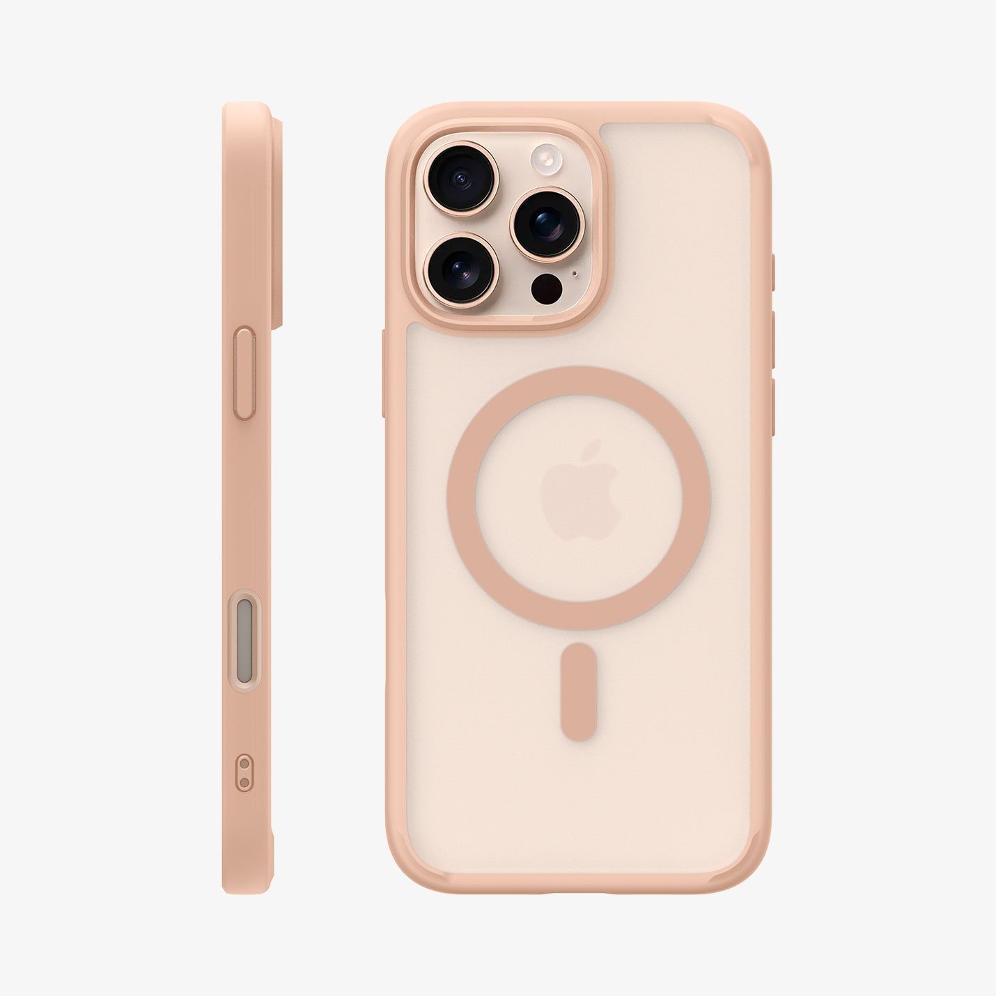 Spigen Ultra Hybrid T (Magfit + Camera Control), Cover, Apple, Iphone 16 Pro, 16 Cm (6.3"), Rose