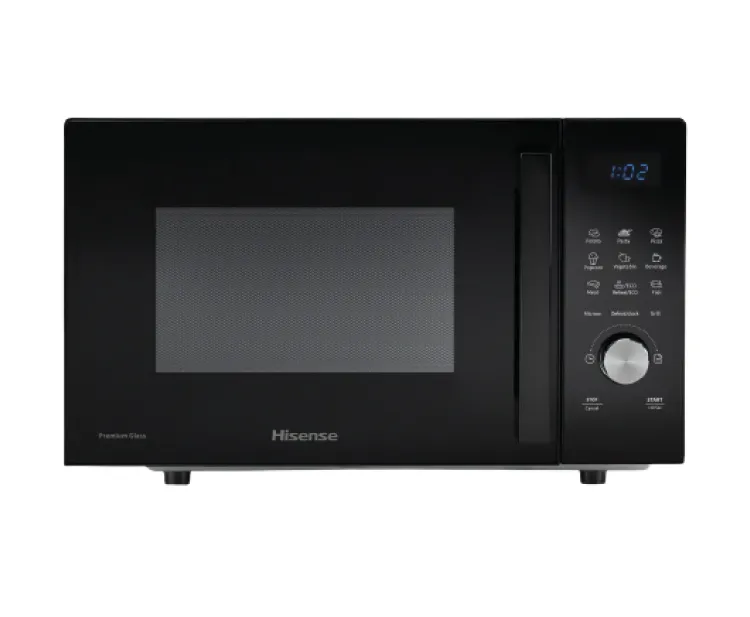 Hisense H23MOBSD1HG, Bänkdiskmaskin, Grillmikrovågsugn, 23 l, 800 W, Inbyggd display, Rotations-, Röra