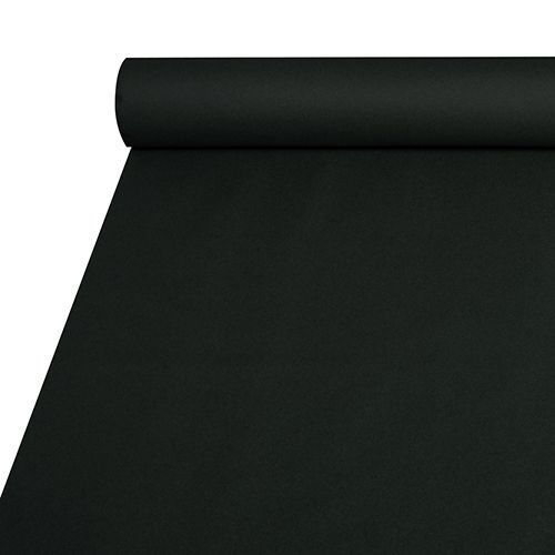 Tabledug, stoflignende, Airlaid 20 m x 1,2 m sort