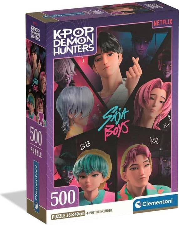 Clementoni - K-pop Demon Hunters 1 Puzzle - 500 Brikker - Netflix