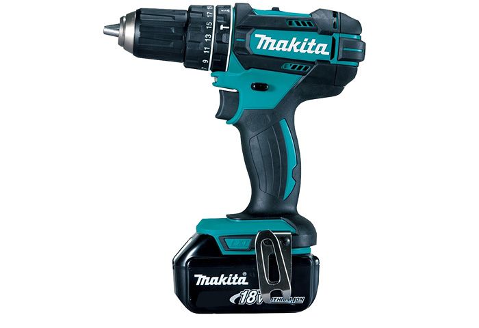 Makita DHP482RFE slagborrskruvdragare 18 V 62 Nm 2 x 3,0 Ah + laddare