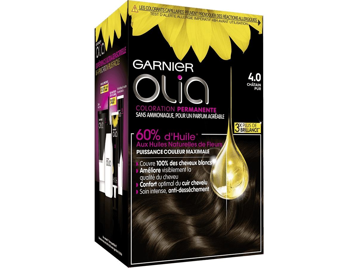 Garnier Olia Permanent Coloring 40 Brown Hair Color