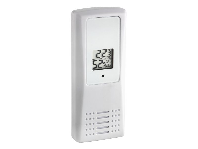 TFA-Dostmann 30.3208.02, Elektronisk miljøtermometer, Indendørs, Digital, Hvid, Plast, Væg