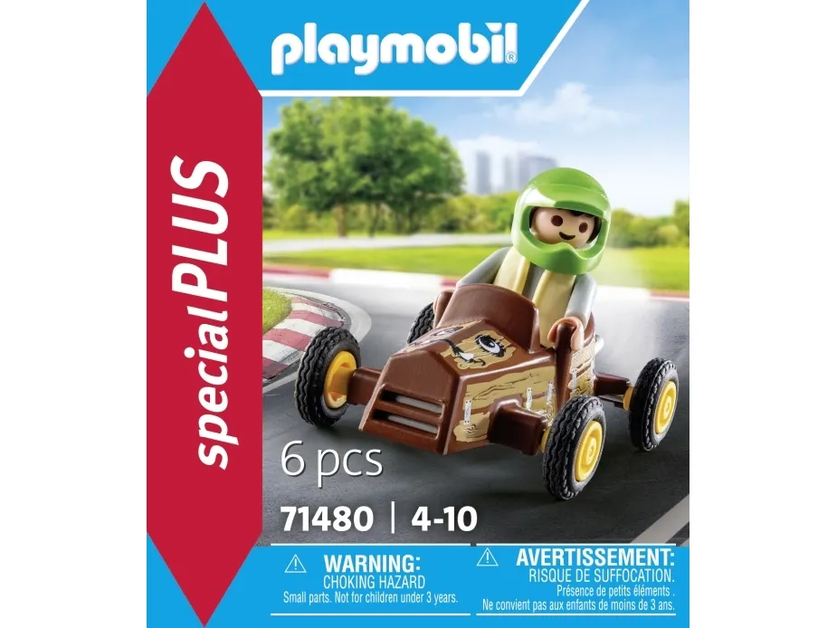 Playmobil Kind Mit Kart, 4 Jahr(E), Mehrfarbig, Kunststoff