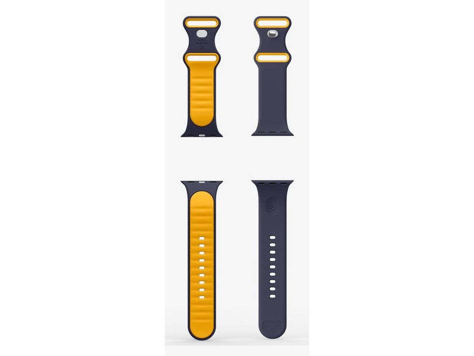 Spigen Nano Pop, Uhrenarmband, Apple, Apple - Apple Watch 11 (42Mm) Apple - Apple Watch 10 (42Mm), Silikon, Aluminium, 42Mm