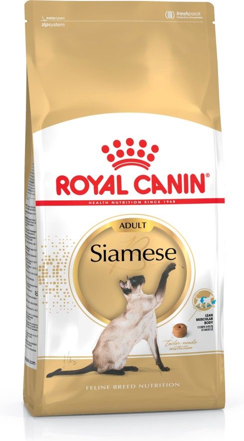 Royal Canin Siamese, Adult, Siamkatze, Geflügel, 2 Kg, Antioxidantien Enthalten