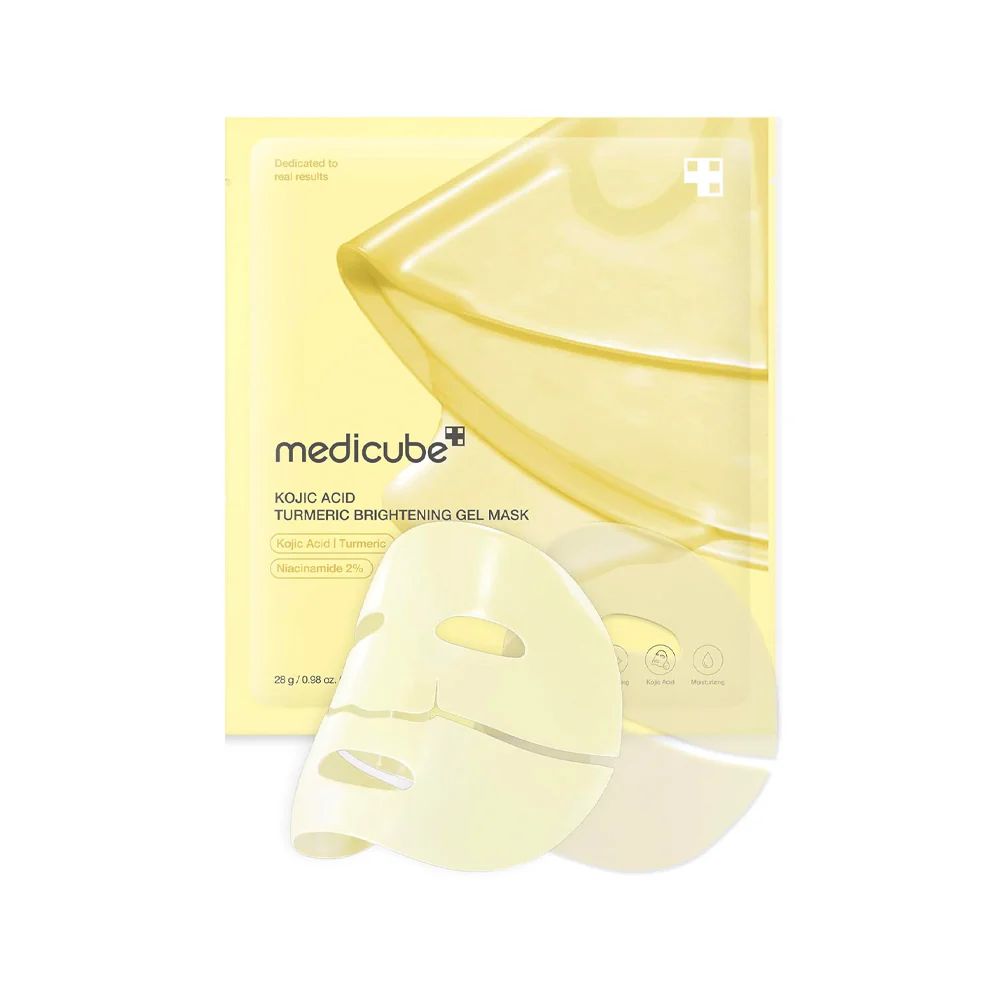 Medicube Kojic Acid Turmeric Brightening Gold Jelly Gel Mask Overnight Face