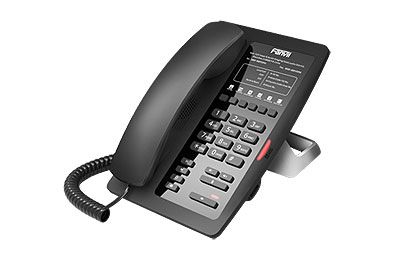 Fanvil H3 Hotel SIP-Telefon schwarz PoE HD-Audio OPUS G722 und USB Ladeanschluss - Bild 5
