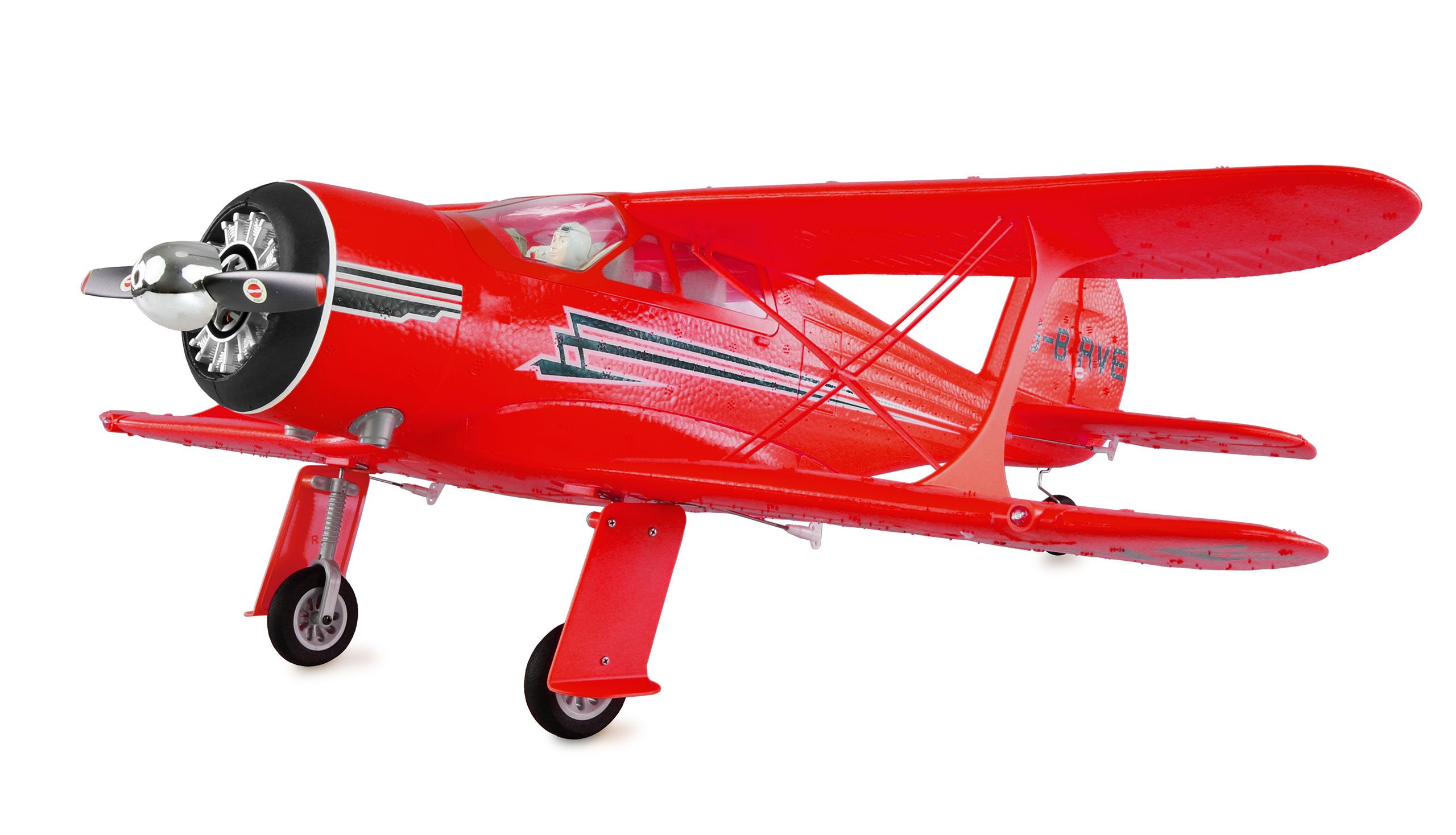 Amewi AMXFlight Beech D17s Doppeldecker 3D/6G RTF rot / Gyro