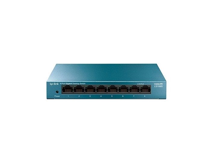 Tp-Link 8-Port Desktop Switch (10/100/1000Mbit/S), Unmanaged, Gigabit Ethernet (10/100/1000)