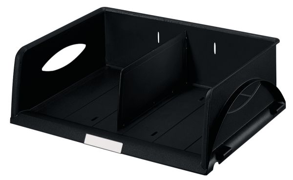 Leitz Standard - Brevbakke - 2 rum - for A4 (210 x 297 mm) - sort