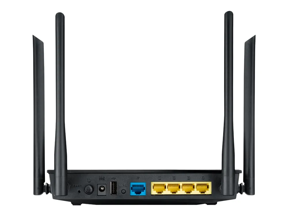 ASUS RT-AC1200 V2 - - trådlös router - 4-ports-switch - Wi-Fi 5 - Dubbelband | Datortillbehör - Nätverk - Routrar & Firewalls | GameStuff
