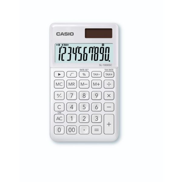 Casio LC-1000SC White | Kontorsmaskiner - Räknare - Utskriftskalkylator | GameStuff