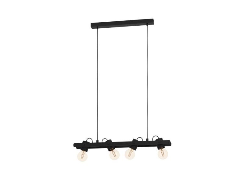 Eglo Plimsoll Pendel 4Xe27 L770 Sort