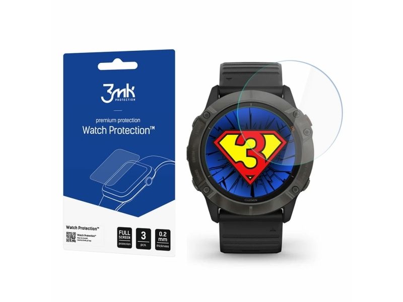 3Mk 3Mk Flexibleglass Garmin Fenix 6X Pro Hybrid Glas