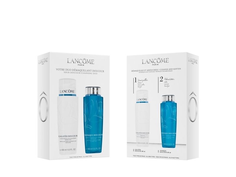 LANCOME SET DUO CLEANSING OIL SKIN (cleansing fluid 400ml + hydrating toner 400ml)