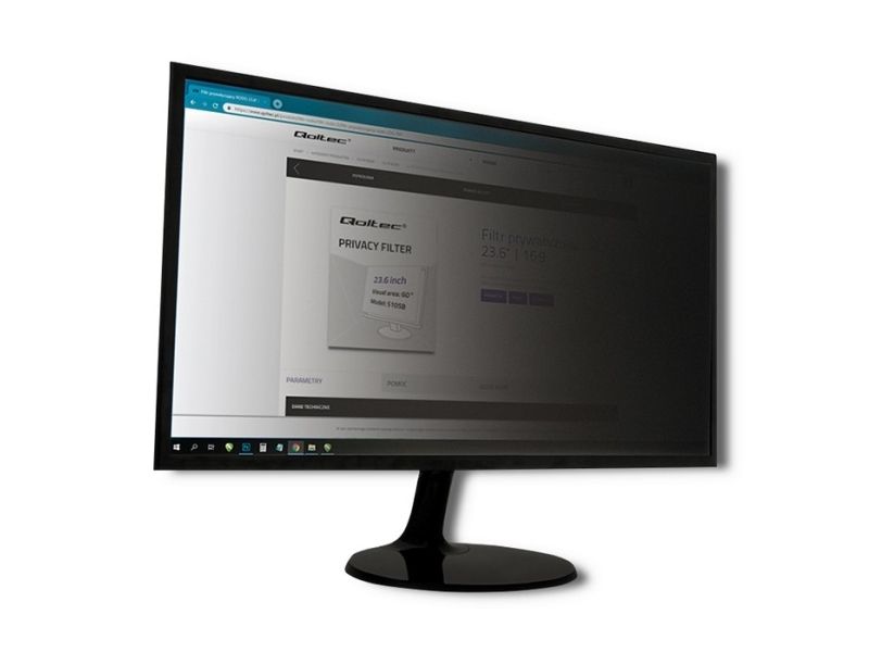 Qoltec 51060, 61 Cm (24"), 16:9, Monitor