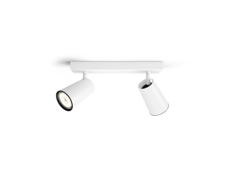 Signify Weiß Philips Paisley Aufbauspot Mit 2 Lichtpunkten (Weiß) - Gu10 Fassung - Bild 5