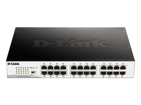 D-Link Dgs 1024D - Switch - 24 X 10/100/1000 - Desktop (Dgs-1024D/E)