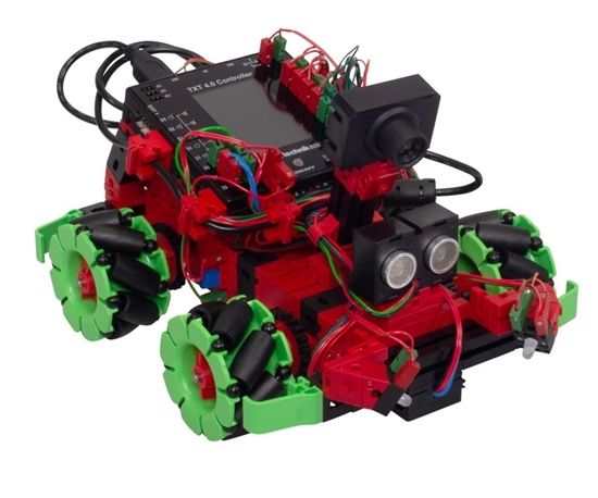 Fischertechnik 559895 Robotics Kit - Omni Wheels, TXT 4.0 Controller - 10+år