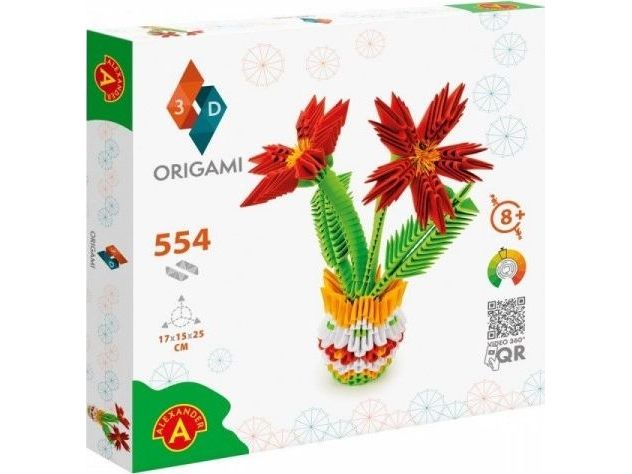 Origami 3D - Blomsterkrukke