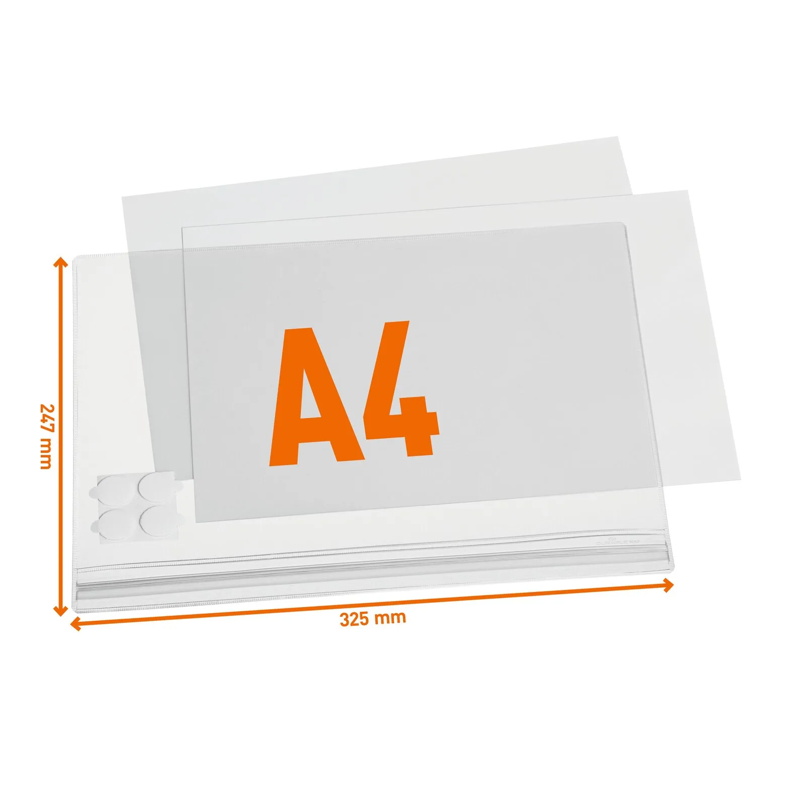 DURABLE - Visningsram - för A4, Letter - transparent (paket om 5) | Papper & Emballage - Skyltning - Skyltning | GameStuff