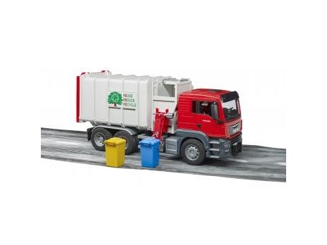 Bruder Man Tgs Side Loading Garbage Truck Toy