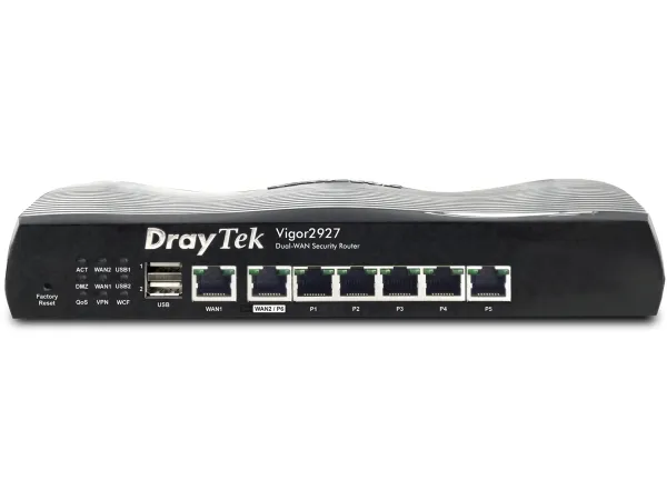 Draytek Vigor 2927 - Reititin - 6-porttinen kytkin - GigE - WAN-portti: 2