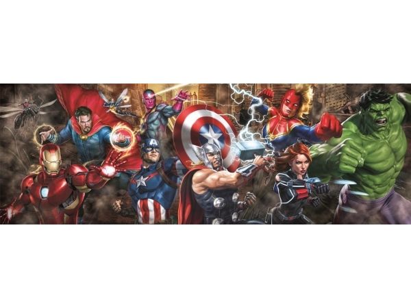 Clementoni Puslespil Panorama Marvel, 1000 Brikker