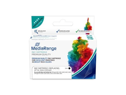 Mediarange - 56.6 Ml - Sort - Kompatibel - Blækpatron (Alternativ Til: Hp C2p23ae) - For Hp Officejet 6812, 6815, 6820 Officejet Pro 6230, 6230 Epri