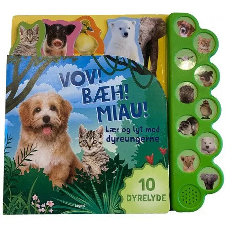 Lär och lyt med dyreungerne | Böcker - Bild- och kartongböcker - Kartongböcker | GameStuff