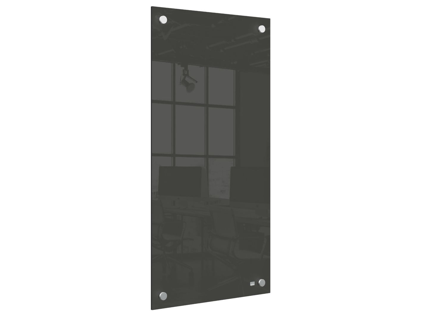 Nobo Lille Glas Whiteboard Panel 300X600mm Sort