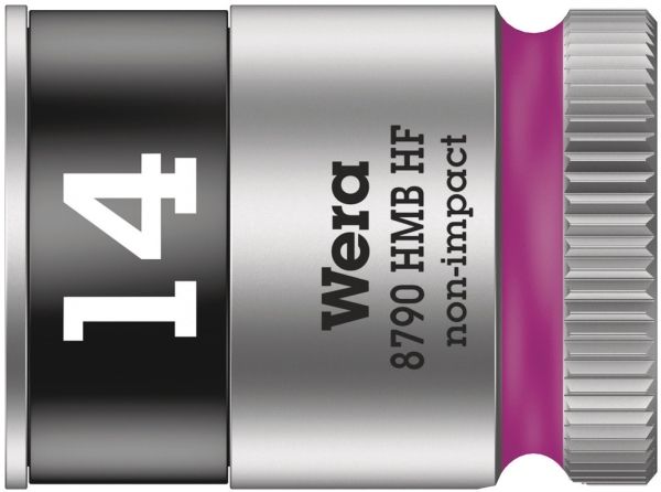 Wera 8790 Hmb Hf, Krom Vanadium Stål (Cr-V), 9,53 Mm (0.375"), 1 Stk, Tjekkiet, 21,5 Mm, 2,9 Cm