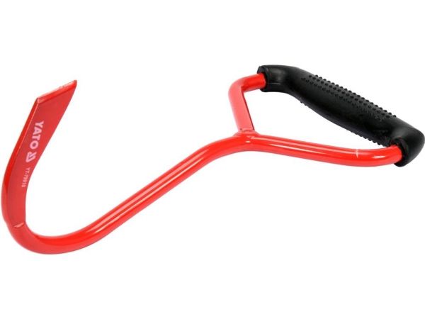 Yato Yt-79910, Haken Mit Offenem Ende, Fester Haken, Kunststoff, Stahl, J-Haken, Rot, Schwarz, 265 Mm
