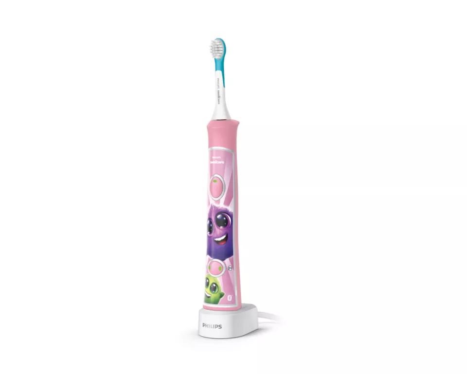 Philips Sonicare for Kids HX6352/42 - elektrisk sonisk tandbørste med Bluetooth, pink