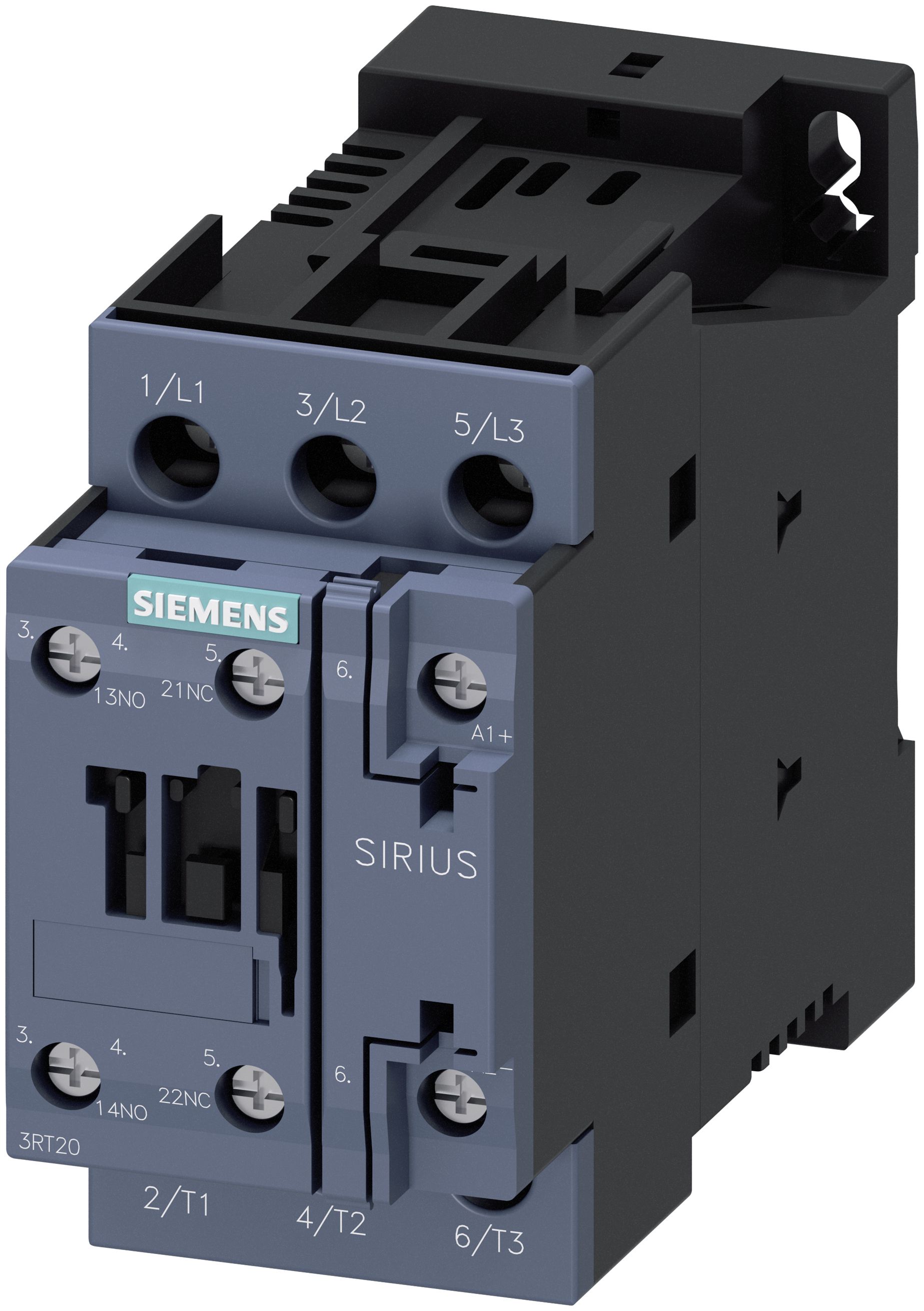 Siemens Kontaktor 7.5kw/400v dc 24v, 1no/1nc, 3-polet, størrelse s0 skrueterminaler