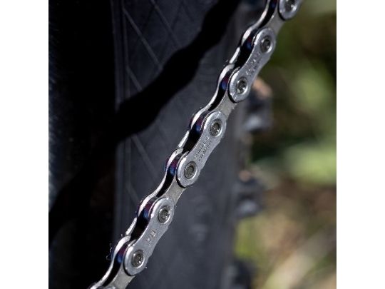 Shimano Kette, Cykelkæde, Mountainbike, Stål, Grå, Rustfrit stål, 252 g
