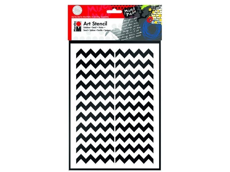 Marabu 028500002, Symbolschablone, Erwachsene & Kinder, Schwarz, 297 mm, 210 mm
