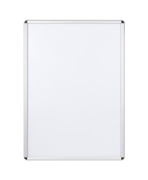Ramme, Bi-Office Curled Snap displayramme, 62 x 87 cm, sølv, A1