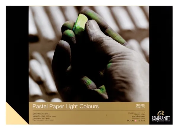 Rembrandt Pastel paper light colours A4 21 x 29.7 cm, 160 g, 30 sheets | Skola & Hobby - Konstmaterial - Papper | GameStuff