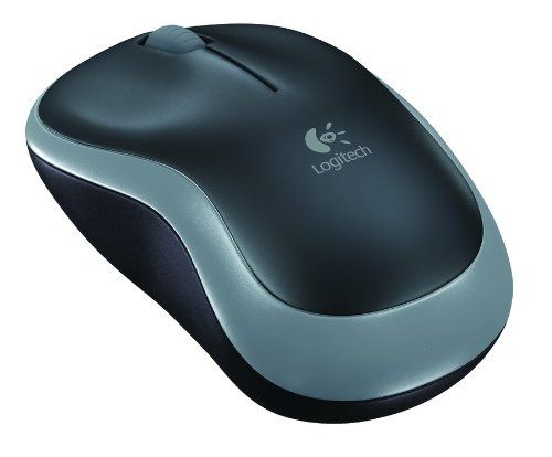 Logitech M185 - Maus - Optisch - Kabellos - 2,4 Ghz - Kabelloser Empfänger (Usb) - Grau (910-002235)