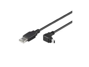 Goobay 4040849939716, 1,8 M, Usb A, Mini-Usb B, Usb 2.0, Hanstik/Hanstik, Sort